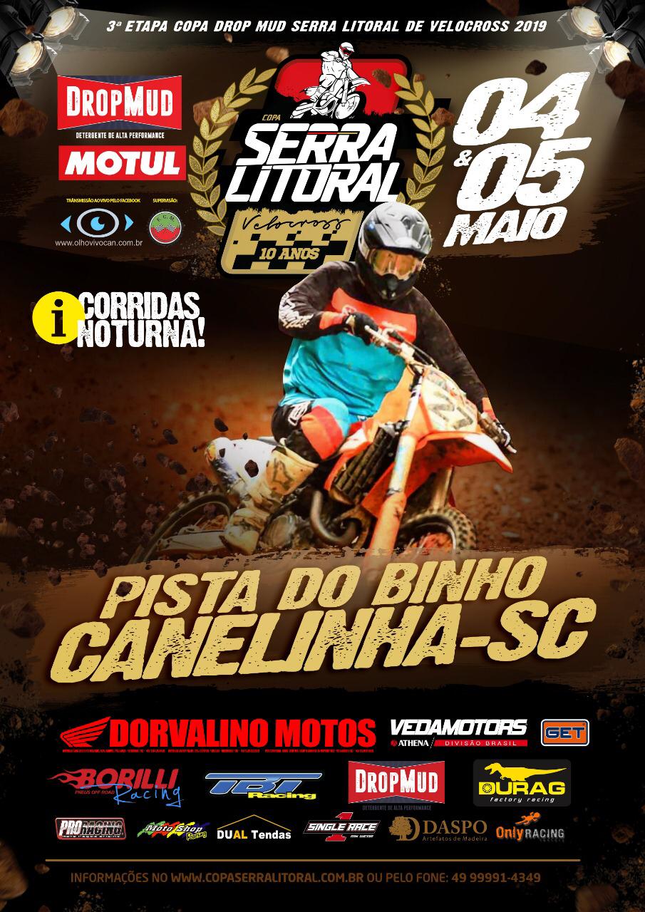 2ª Etapa da Copa Serra Litoral de Velocross 2020 – Blumenau – SC